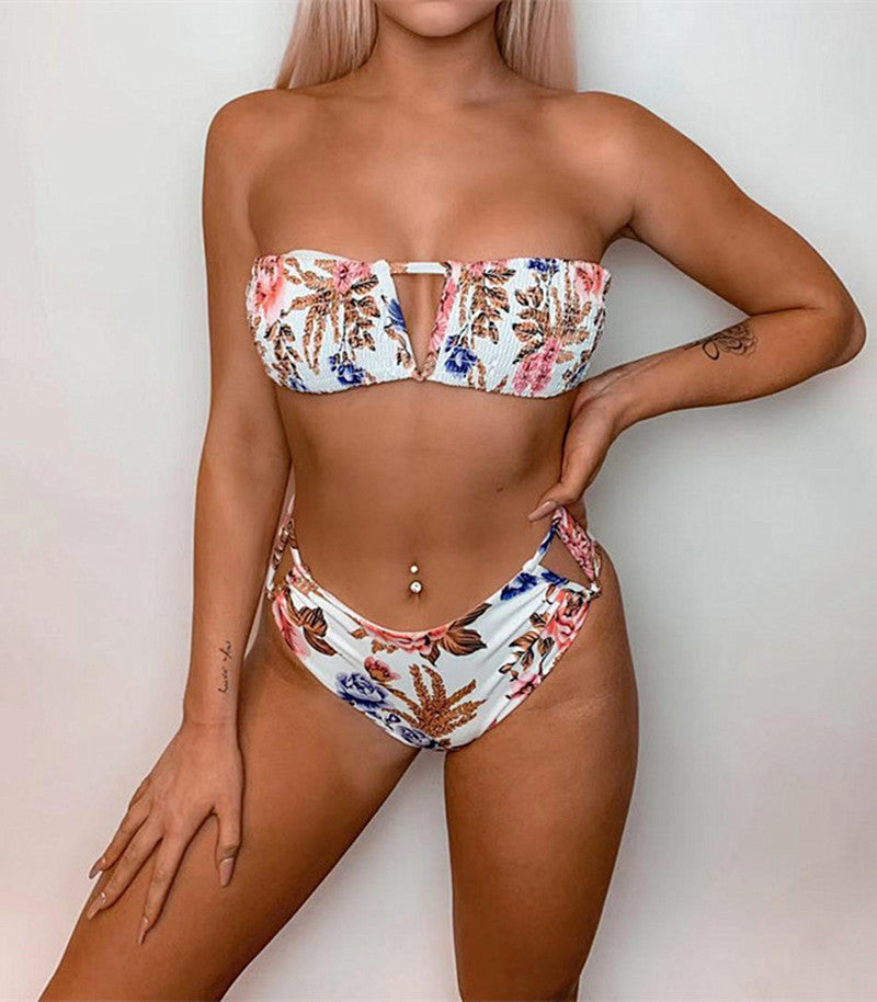 Tube Top Bikini Set