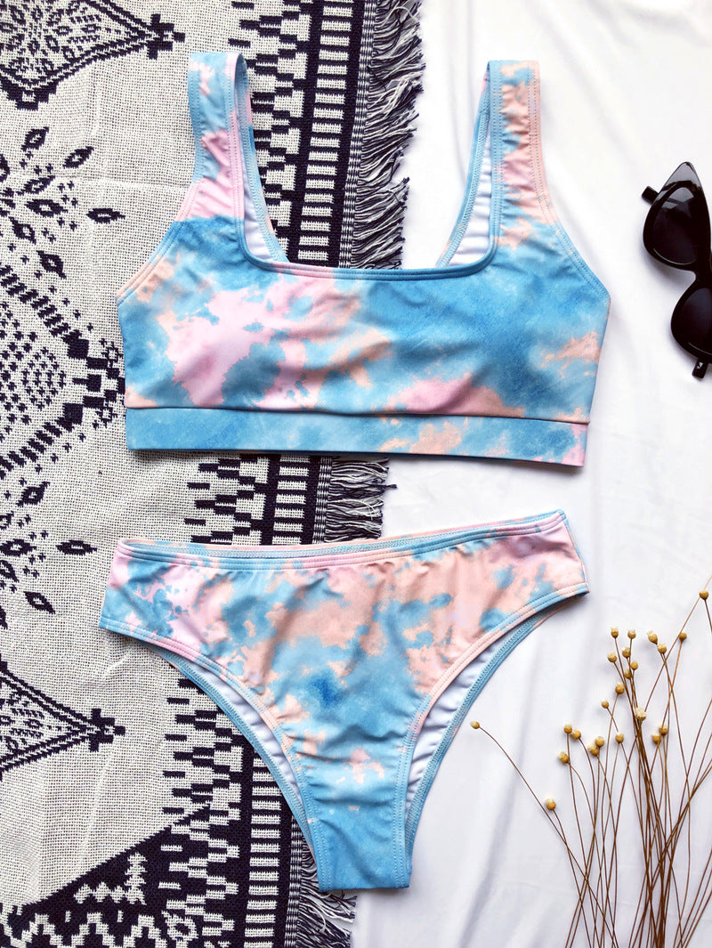 Tie-dye Print Bikini